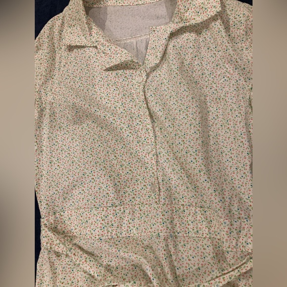 Handmade Floral Shirt Dress Small 4 - Picture 3 of 4